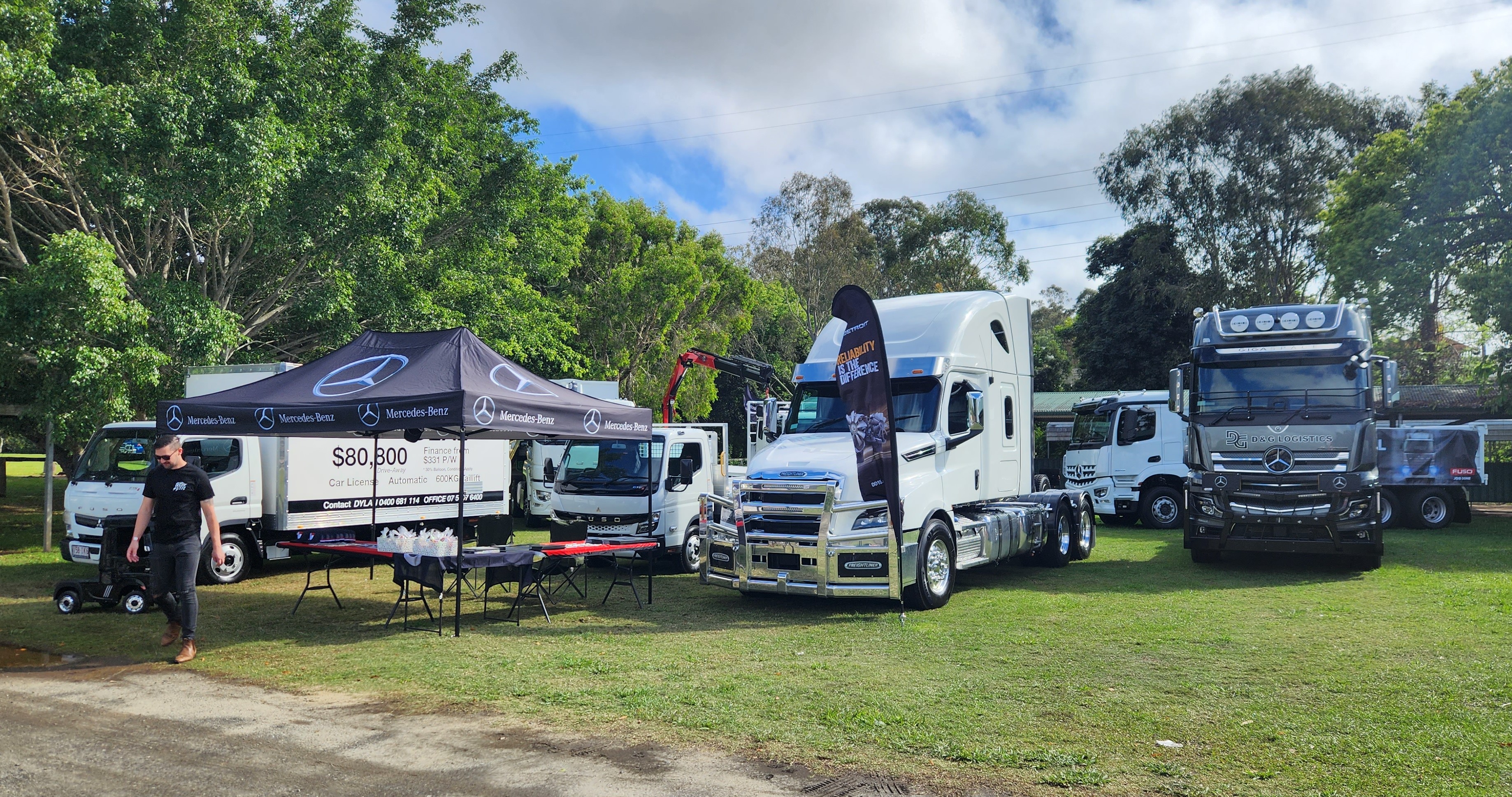 Daimler Trucks Gold Coast at the Gold Coast Car & Truck Show